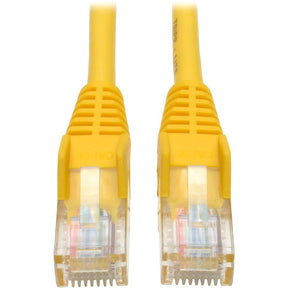 Eaton Tripp Lite Series Cat5e 350 MHz Snagless Molded (UTP) Ethernet Cable (RJ45 M/M), PoE - Yellow, 10 ft. (3.05 m) — N001-010-YW