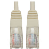 Eaton Tripp Lite Series Cat5e 350 MHz Molded (UTP) Ethernet Cable (RJ45 M/M), PoE - White, 1 ft. (0.31 m) — N002-001-WH