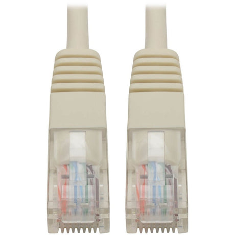 Eaton Tripp Lite Series Cat5e 350 MHz Molded (UTP) Ethernet Cable (RJ45 M/M), PoE - White, 1 ft. (0.31 m) — N002-001-WH