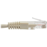 Eaton Tripp Lite Series Cat5e 350 MHz Molded (UTP) Ethernet Cable (RJ45 M/M), PoE - White, 1 ft. (0.31 m) — N002-001-WH