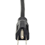 Eaton Tripp Lite Series Computer Power Cord, NEMA 5-15P to Left-Angle C13 - 10A, 125V, 18 AWG, 6 ft. (1.83 m), Black — P006-006-13LA