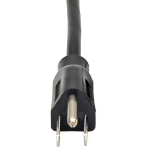Eaton Tripp Lite Series Computer Power Cord, NEMA 5-15P to Left-Angle C13 - 10A, 125V, 18 AWG, 6 ft. (1.83 m), Black — P006-006-13LA