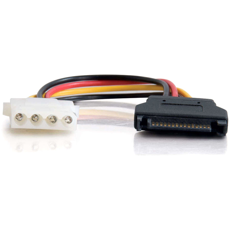C2G 7.5in 15-pin Serial ATA Male to LP4 Female Power Cable — 10149