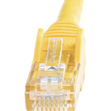 StarTech.com 7ft CAT6 Ethernet Cable - Yellow Snagless Gigabit - 100W PoE UTP 650MHz Category 6 Patch Cord UL Certified Wiring/TIA — N6PATCH7YL