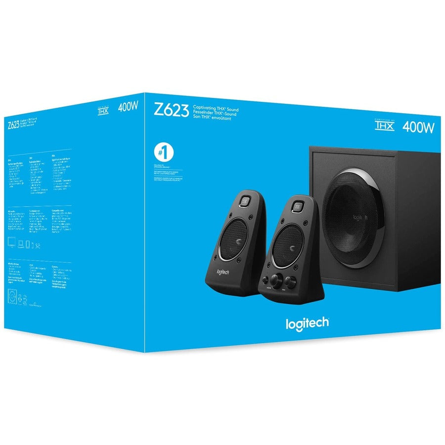 Logitech Z623 2.1 Speaker System - 200 W RMS — 980-000402