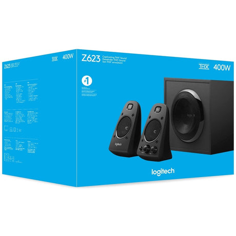 Logitech Z623 2.1 Speaker System - 200 W RMS — 980-000402