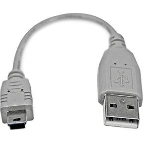 StarTech.com 6in Mini USB 2.0 Cable - A to Mini B — USB2HABM6IN