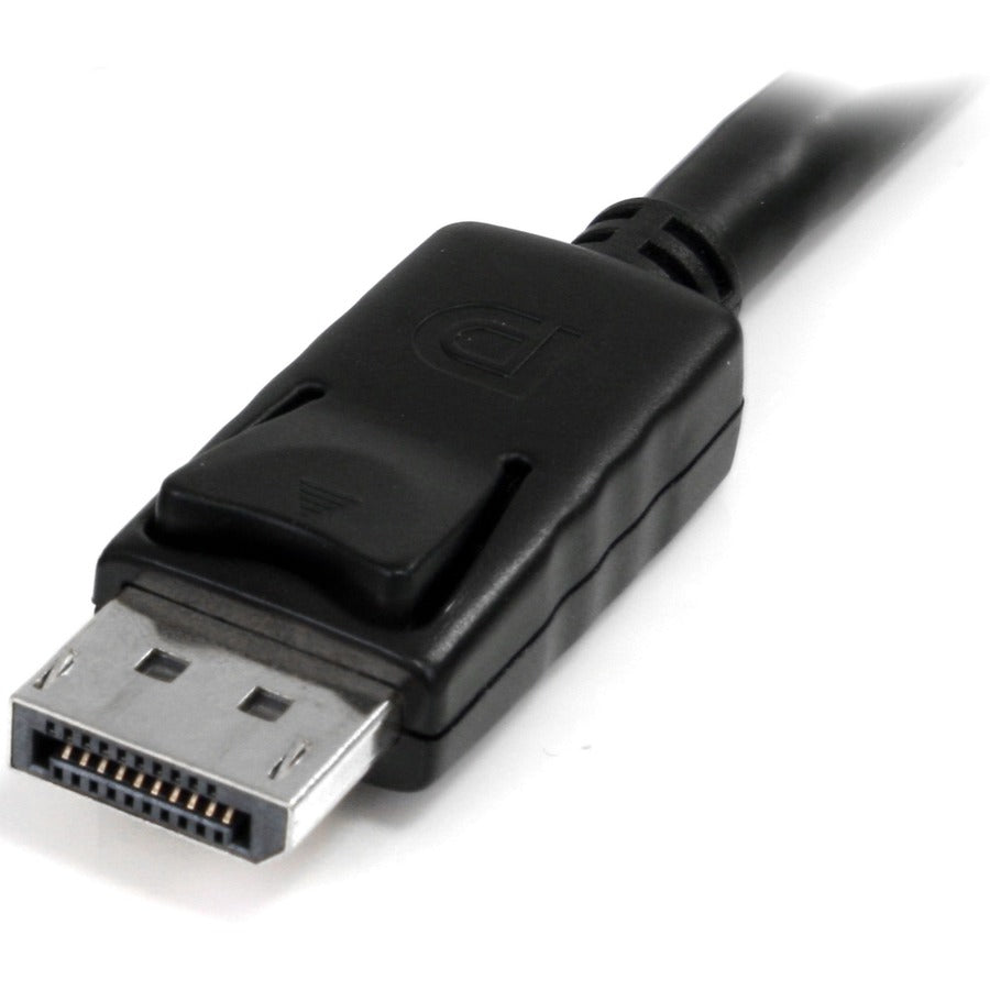StarTech.com 3ft (1m) Panel Mount DisplayPort Cable, 4K x 2K Video, DisplayPort 1.2 Extension Cable Male to Female, DP Extender Cord — DPPNLFM3PW