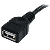 StarTech.com 10 ft Black USB 2.0 Extension Cable A to A - M/F — USBEXTAA10BK