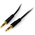 StarTech.com 3 ft Slim 3.5mm Stereo Audio Cable - M/M — MU3MMS
