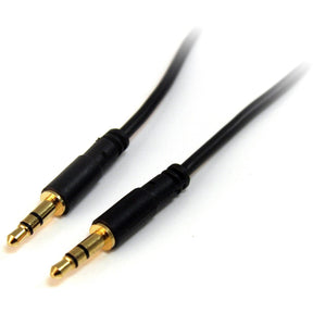 StarTech.com 6 ft Slim 3.5mm Stereo Audio Cable - M/M — MU6MMS