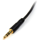 StarTech.com 6 ft Slim 3.5mm Stereo Audio Cable - M/M — MU6MMS