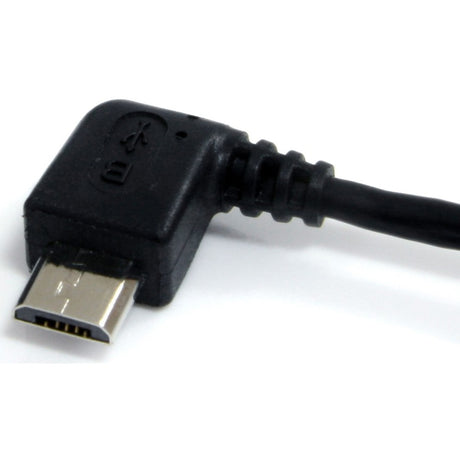 StarTech.com 3 ft Micro USB Cable - A to Left Angle Micro B — UUSBHAUB3LA