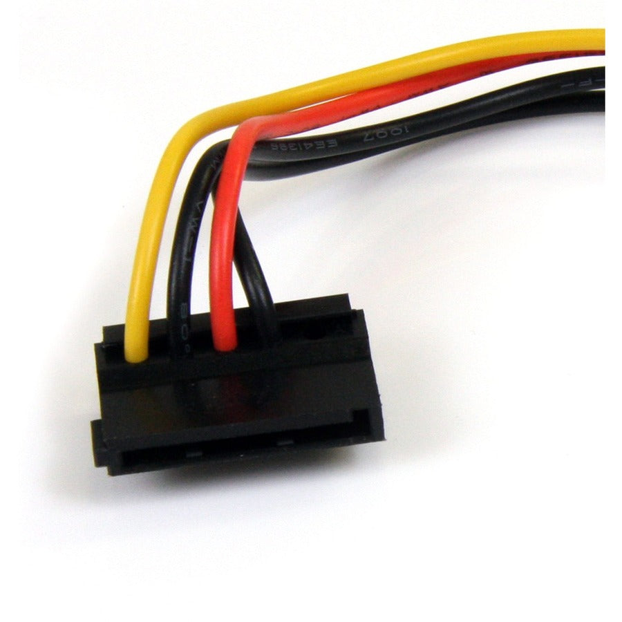 StarTech.com 6in 4 Pin LP4 to Right Angle SATA Power Cable Adapter — SATAPOWADAPR