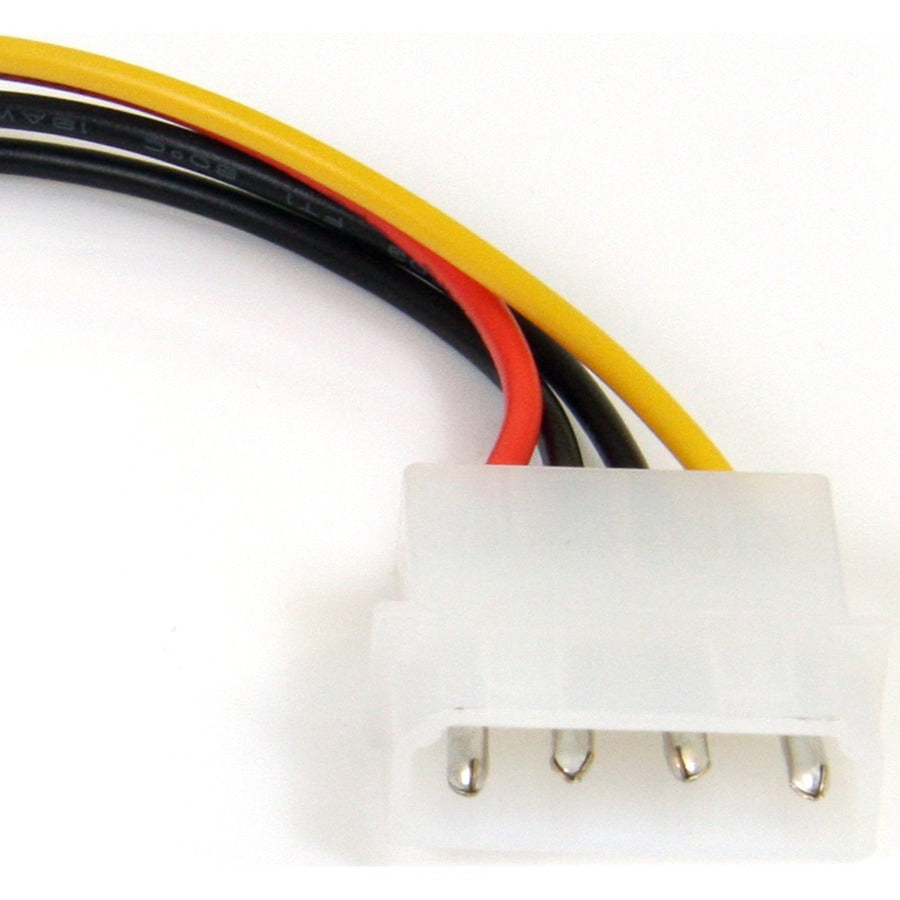 StarTech.com 6in 4 Pin LP4 to Right Angle SATA Power Cable Adapter — SATAPOWADAPR