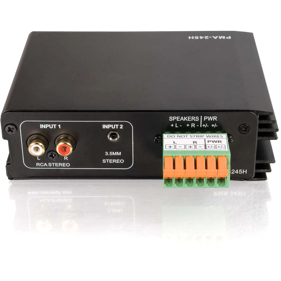 C2G Plenum-Rated 45 Watt Stereo Mixer/Amplifier — 40573