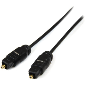 StarTech.com Digital SPDIF audio cable (optical) - TOSLINK (M) - TOSLINK (M) - fiber optic - 10 ft — THINTOS10