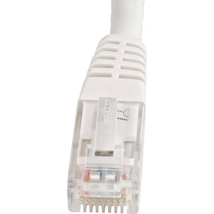 StarTech.com 1ft CAT6 Ethernet Cable - White Molded Gigabit - 100W PoE UTP 650MHz - Category 6 Patch Cord UL Certified Wiring/TIA — C6PATCH1WH