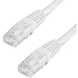 StarTech.com 6ft CAT6 Ethernet Cable - White Molded Gigabit - 100W PoE UTP 650MHz - Category 6 Patch Cord UL Certified Wiring/TIA — C6PATCH6WH