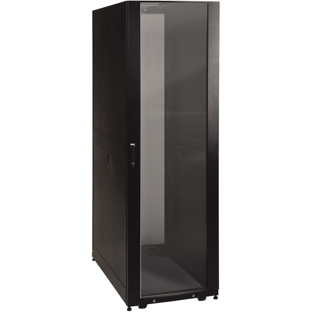Tripp Lite by Eaton SmartRack 42U Standard-Depth Rack Enclosure Cabinet with Clear Acrylic Window — SR42UBG