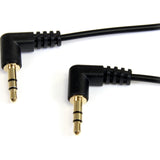 StarTech.com 6 ft Slim 3.5mm Right Angle Stereo Audio Cable - M/M — MU6MMS2RA