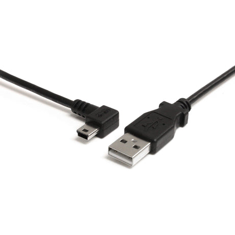 StarTech.com 6 ft Mini USB Cable - A to Left Angle Mini B — USB2HABM6LA
