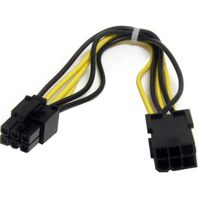 StarTech.com 8in 6 pin PCI Express Power Extension Cable — PCIEPOWEXT