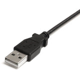 StarTech.com 3 ft Mini USB Cable - A to Left Angle Mini B — USB2HABM3LA
