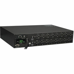 Tripp Lite by Eaton PDU 2.9kW Single-Phase Monitored PDU - 120V Outlets (16 5-15/20R) L5-30P 10 ft. (3.05 m) Cord 2U Rack-Mount TAA — PDUMNH30