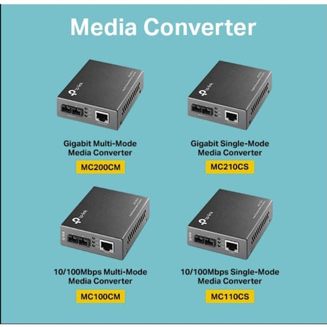 TP-LINK MC100CM - Fast Ethernet SFP to RJ45 Fiber Media Converter — MC100CM