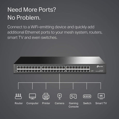 TP-LINK TL-SG1048 - 48-Port Gigabit Ethernet Switch — TL-SG1048