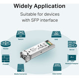 TP-LINK TL-SM311LM - Gigabit SFP module - 1000Base-SX Multi-mode Fiber Mini GBIC Module — SM311LM