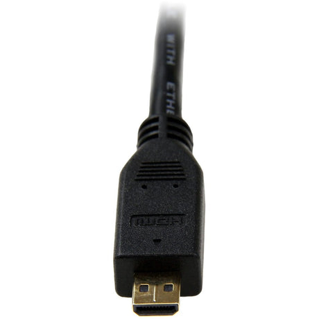 StarTech.com 3ft Micro HDMI to HDMI Cable with Ethernet, 4K High Speed Micro HDMI Type-D Device to HDMI Monitor Adapter/Converter Cord — HDMIADMM3