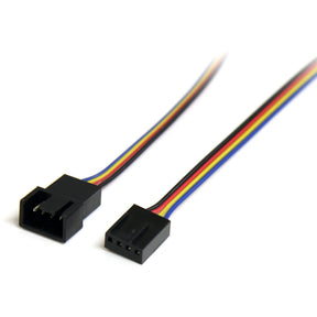 StarTech.com 12in 4 Pin Fan Power Extension Cable — FAN4EXT12