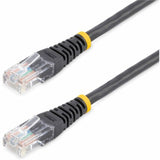 StarTech.com 10ft Black Molded Cat5e UTP Patch Cable — M45PATCH10BK