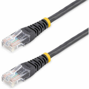 StarTech.com 10ft Black Molded Cat5e UTP Patch Cable — M45PATCH10BK