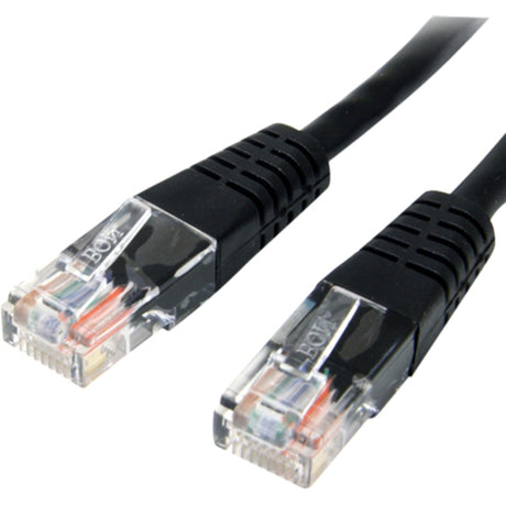 StarTech.com 10ft Black Molded Cat5e UTP Patch Cable — M45PATCH10BK