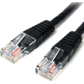 StarTech.com 15 ft Black Molded Cat5e UTP Patch Cable — M45PATCH15BK