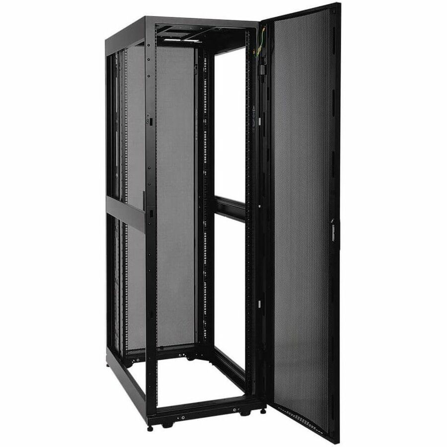 Tripp Lite by Eaton 42U SmartRack Shallow-Depth Rack Enclosure Cabinet with doors & side panels — SR42UBSD