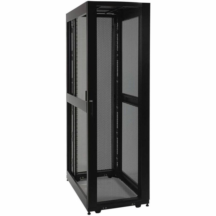 Tripp Lite by Eaton 42U SmartRack Shallow-Depth Rack Enclosure Cabinet with doors & side panels — SR42UBSD