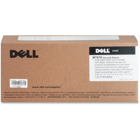 Dell Original High Yield Laser Toner Cartridge - Black - 1 Each — M797K