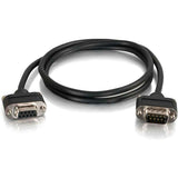 C2G 6ft CMG-Rated DB9 Low Profile Cable M-F — 52157