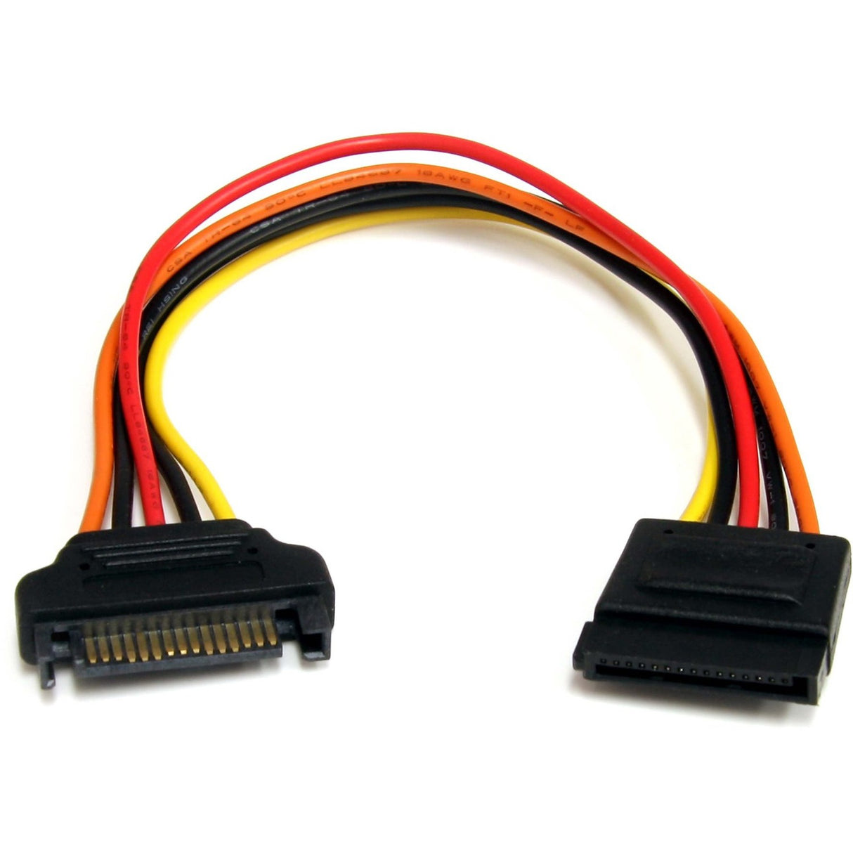 StarTech.com 8in 15 pin SATA Power Extension Cable — SATAPOWEXT8