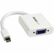 StarTech.com Mini DisplayPort to VGA Adapter, Active Mini DP to VGA Converter, 1080p Video, mDP 1.2 to VGA Monitor/Display Adapter Dongle — MDP2VGAW