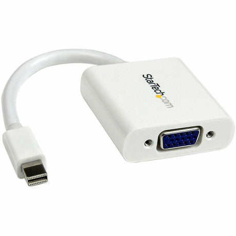 StarTech.com Mini DisplayPort to VGA Adapter, Active Mini DP to VGA Converter, 1080p Video, mDP 1.2 to VGA Monitor/Display Adapter Dongle — MDP2VGAW
