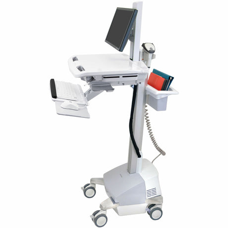Ergotron StyleView EMR Cart with LCD Pivot, SLA Powered — SV42-6301-1