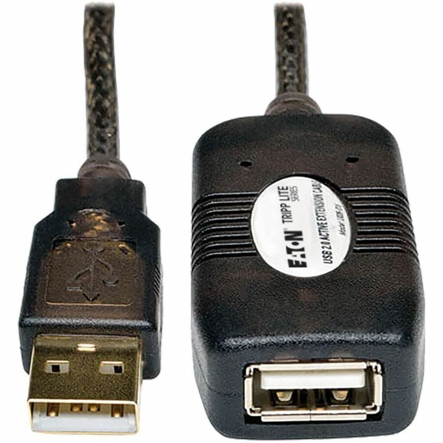 Eaton Tripp Lite Series USB 2.0 Active Extension Repeater Cable (A M/F), 16 ft. (4.88 m) — U026-016