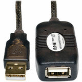 Eaton Tripp Lite Series USB 2.0 Active Extension Repeater Cable (A M/F), 16 ft. (4.88 m) — U026-016