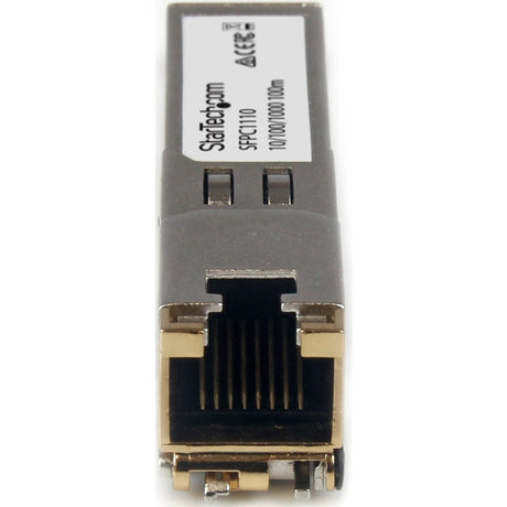 StarTech.com Cisco SFP-GE-T Compatible SFP Module - 1000BASE-T - 10/100/1000 Mbps SFP to RJ45 Cat6/Cat5e Transceiver - 100m — SFPC1110