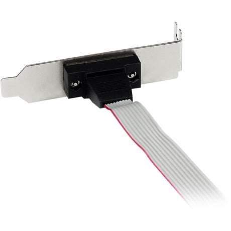 StarTech.com 1 Port 16in DB9 Serial Port Bracket to 10 Pin Header - Low Profile — PLATE9M16LP